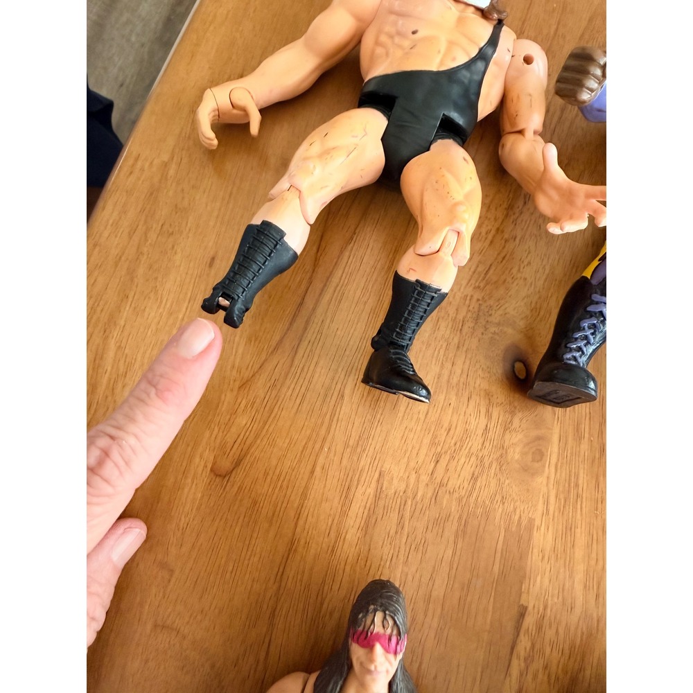 Vintage WWF WCW Wrestling Figure Lot Bret Hart Scott Hall Kane L.O.D. Jakks 90s - Picture 10 of 14
